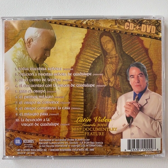 Juan Pablo II Narrados En La Voz Enrique Rocha La Virgen De Guadalupe CD and DVD - Picture 2 of 7